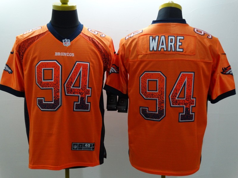 Men's Denver Broncos DeMarcus Ware #94 Orange Jersey